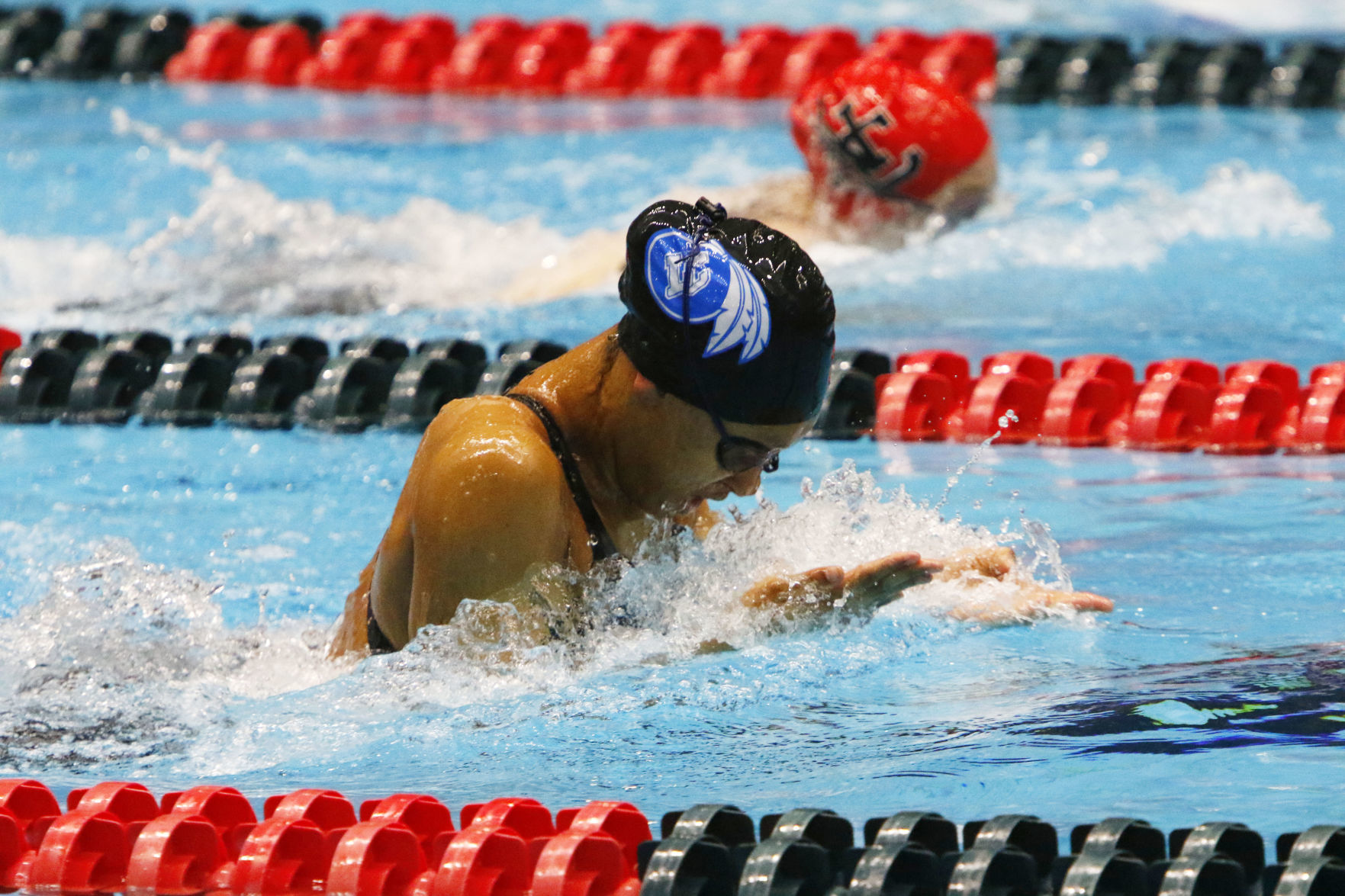 Girls state swimming finals in Indianapolis